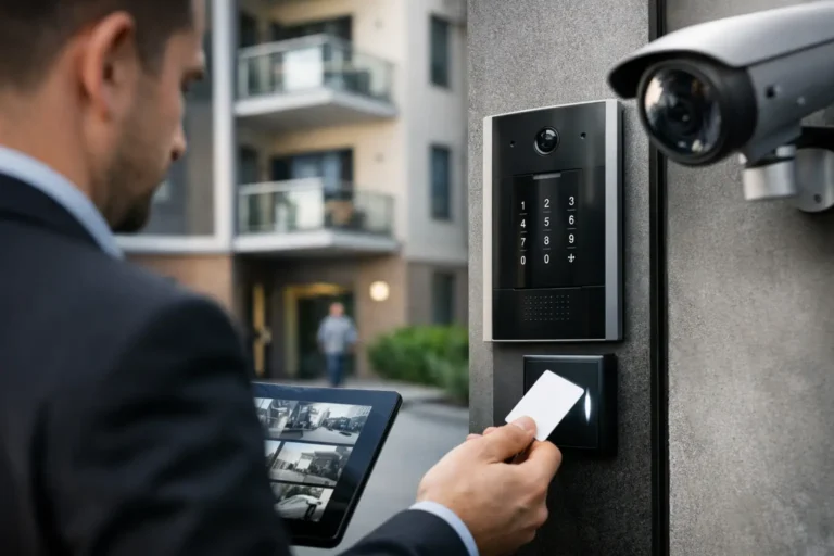 Beveiliging voor appartementencomplex regelen
