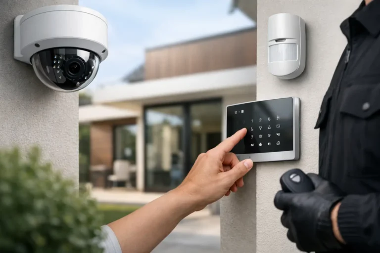 Professionele beveiligingsinstallatie woning