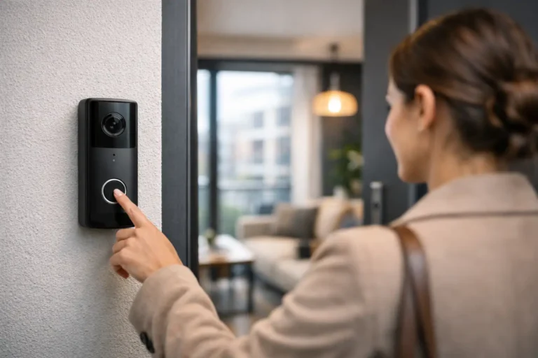 Slimme videodeurbel appartement zonder abonnement