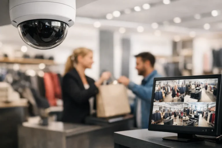 Camera beveiliging winkel case uitgelicht