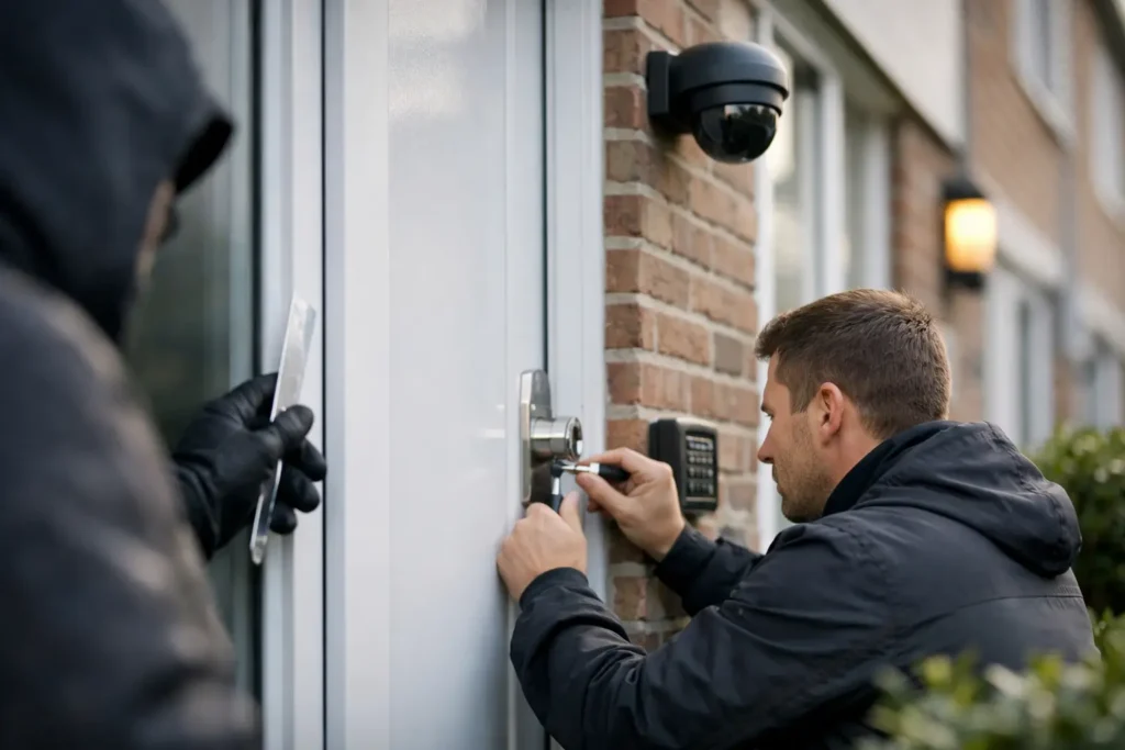 Inbraakpreventie verbeteren bij tussenwoning