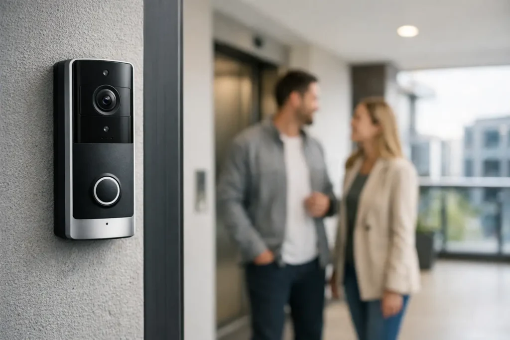 Moderne videodeurbellen voor appartementen